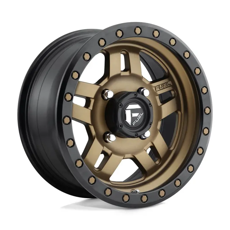 Fuel D583 Anza 4+3 Matte Non-Beadlock Bronze Black Bead Ring 1