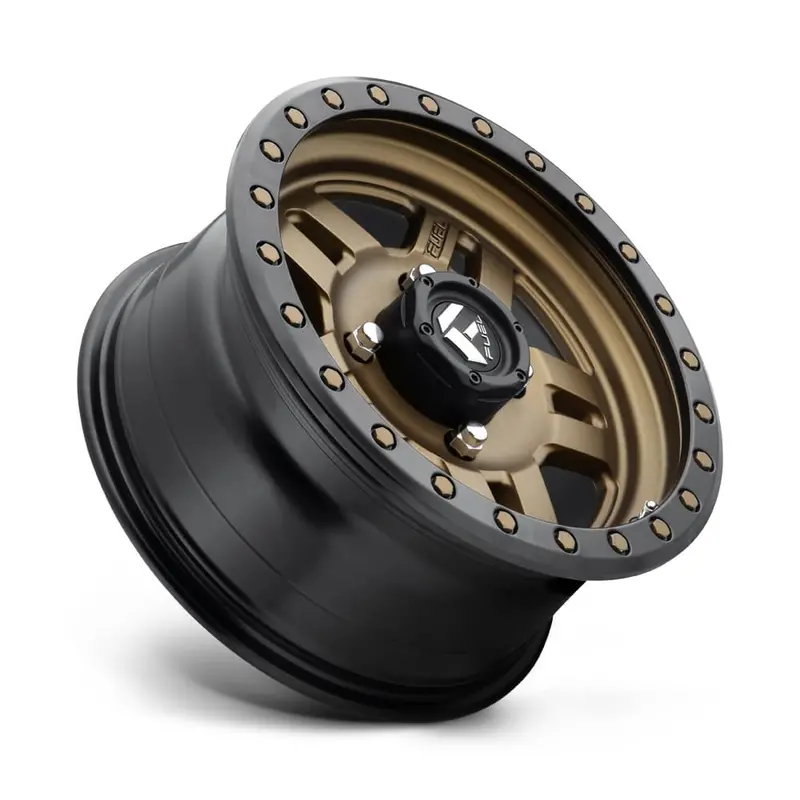 Fuel D583 Anza 4+3 Matte Non-Beadlock Bronze Black Bead Ring 2
