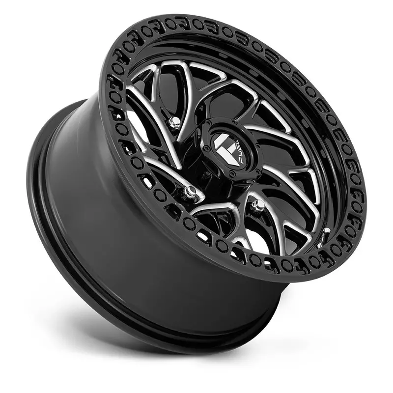 Fuel D741 Runner Utv Non-Beadlock Gloss Black Milled 2