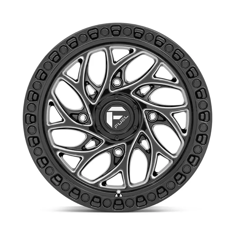 Fuel D741 Runner Utv Non-Beadlock Gloss Black Milled 3