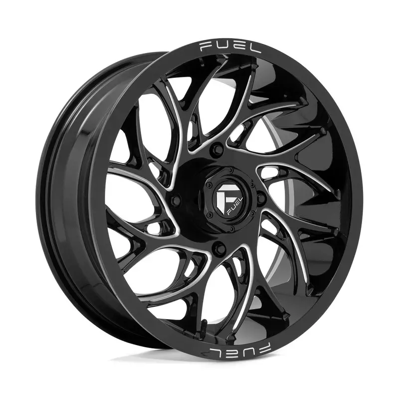 Fuel D741 Runner Utv Non-Beadlock Gloss Black Milled 4