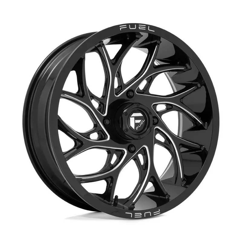 Fuel D741 Runner Utv Non-Beadlock Gloss Black Milled 5