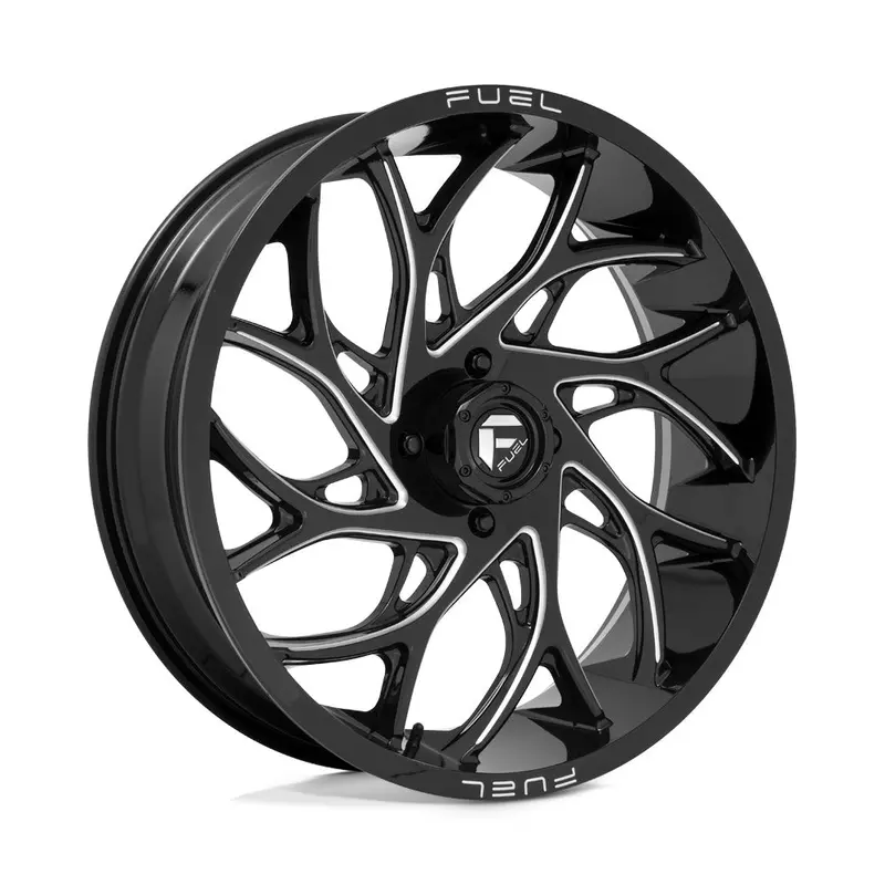 Fuel D741 Runner Utv Non-Beadlock Gloss Black Milled 7