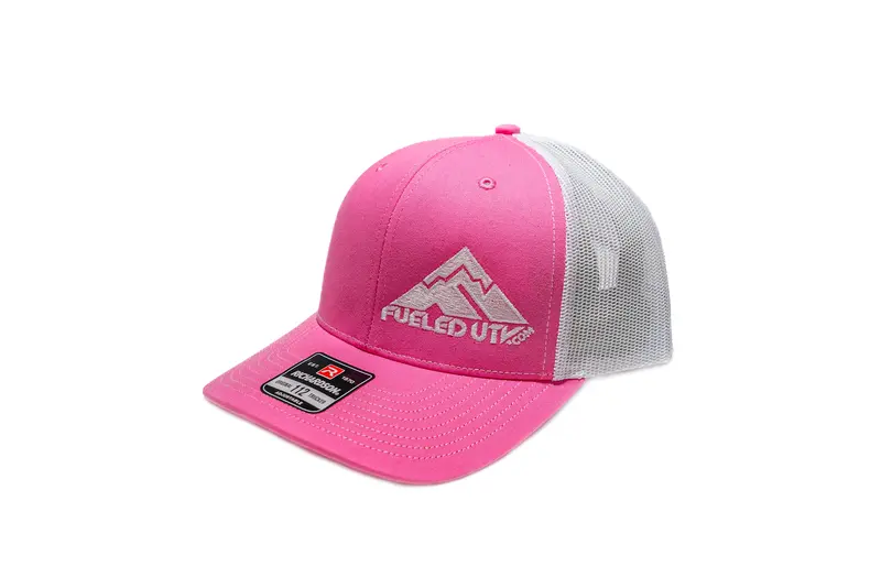 Fueled Utv Snapback Trucker Cap - Hot Pink/White 1