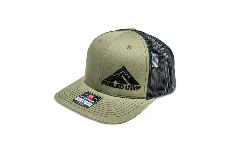 Fueled Utv Snapback Trucker Cap - Olive Green/Black 1