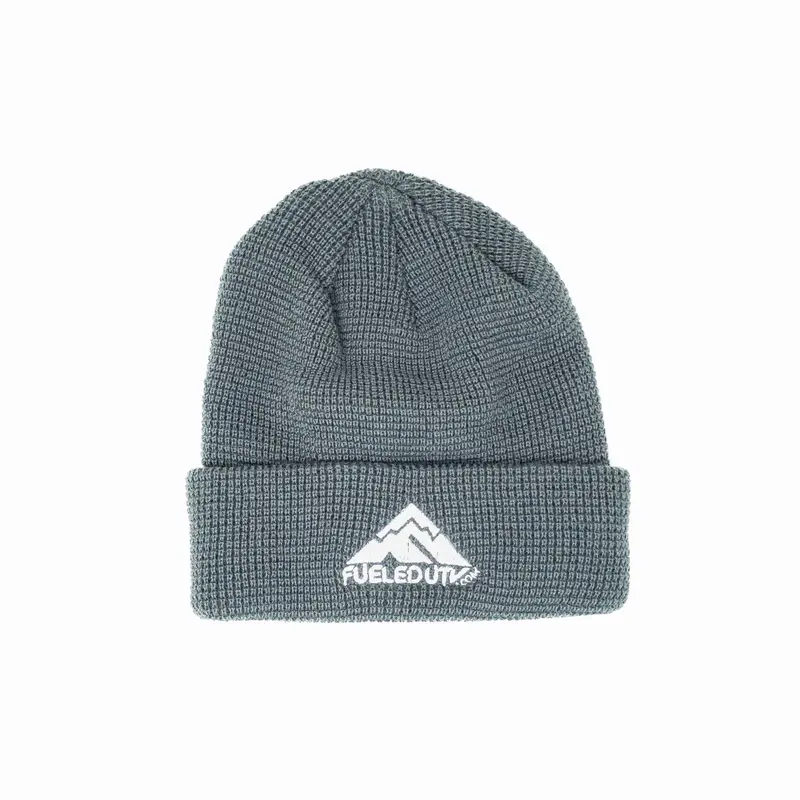 Fueled Utv Thermal Knit Cuffed Beanie - Charcoal 1