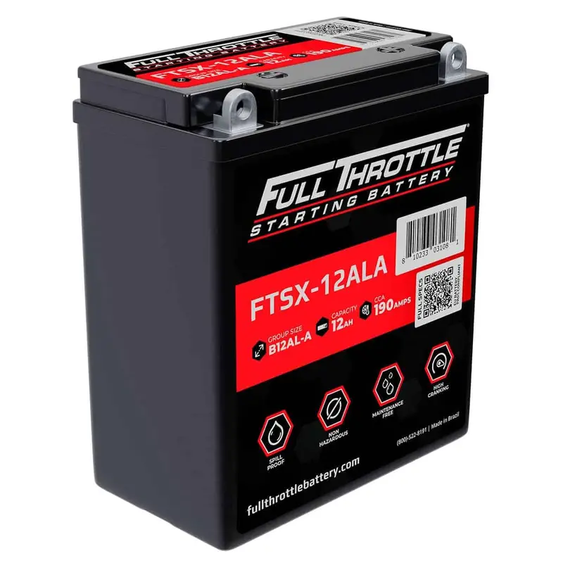 Full Throttle Starting Series High-Performance Agm Battery - Ftsx-12Ala 1