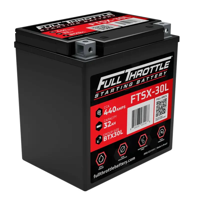 Full Throttle Starting Series High Performance Agm Battery - Ftsx-30L 1