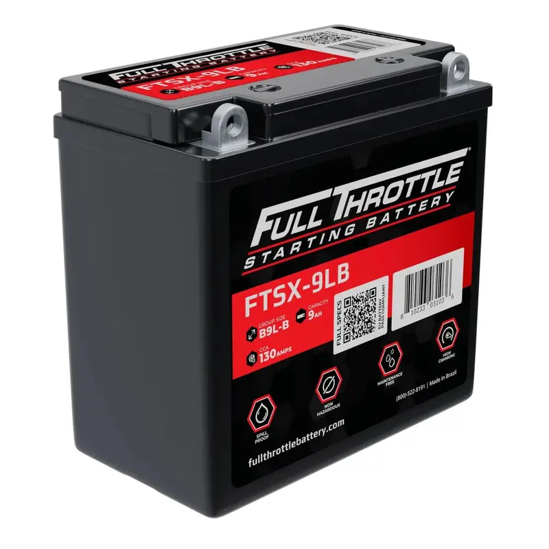Full Throttle Starting Series High-Performance Agm Battery - Ftsx-9Lb 1