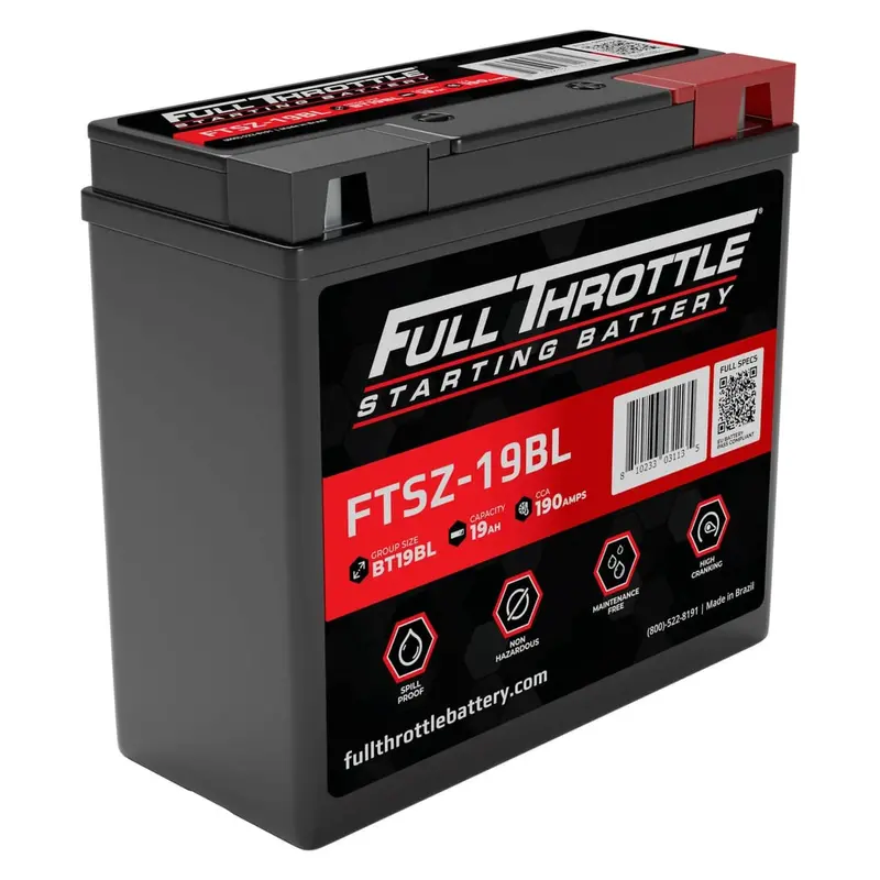 Full Throttle Starting Series High Performance Agm Battery - Ftsz-19Bl 1