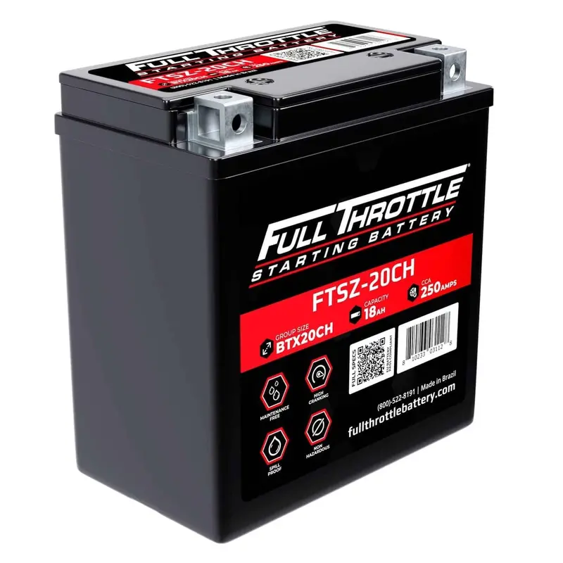 Full Throttle Starting Series High Performance Agm Battery - Ftsz-20Ch 1