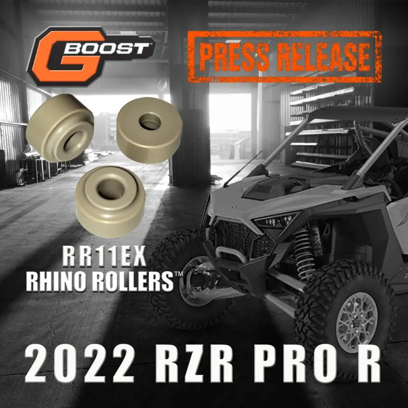 Gboost Technology Polaris Rzr Pro R/Rhino Rollers 2