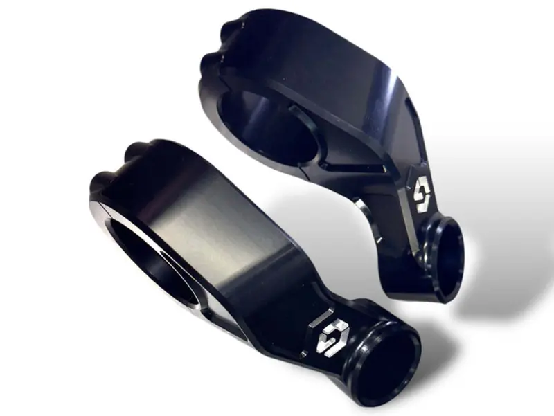 Geiser Performance Can-Am Maverick R Rear Bumper Tire Carrier Billet Clamp 2