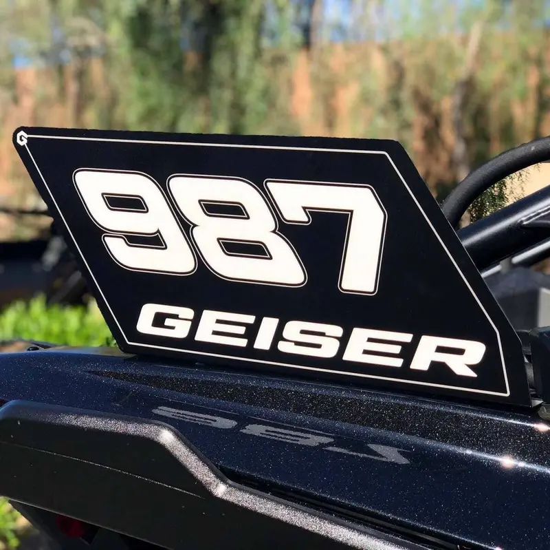 Geiser Performance Can-Am Maverick X3 Number Plates 2