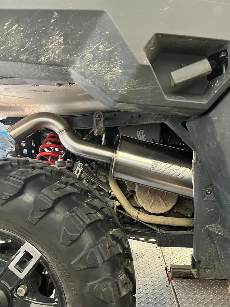 Ggb '18-'22 Polaris Ranger 1000 Trail Muffler 2