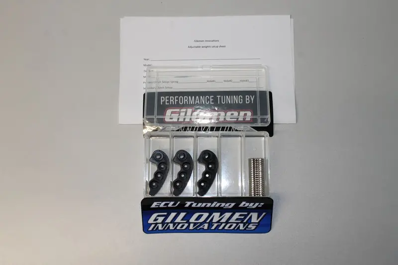 Gilomen Innovations Polaris P90xt Weights 66-95 Grams Blackmax Adjustable Clutch 1