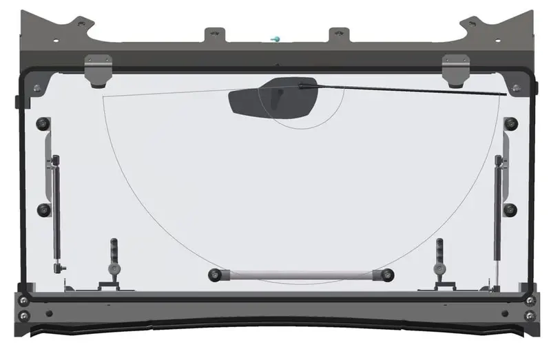 Hard Cabs Kawasaki Mule Pro Fxr Wiper & Washer Kit 1