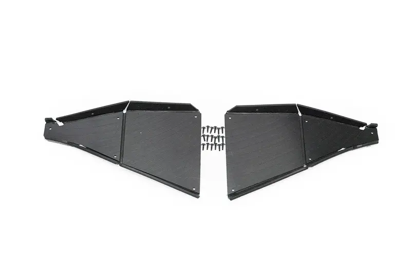 Hcr Suspension Polaris Rzr Turbo S Front A-Arms Skid Plates 1