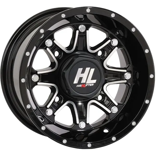 High Lifter Hl4 Wheel - Gloss Black-Mach 6