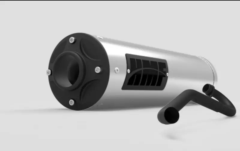 Hmf '08-'13 Kawasaki Teryx Titan-Qs Full Exhaust Systems - Blackout 2
