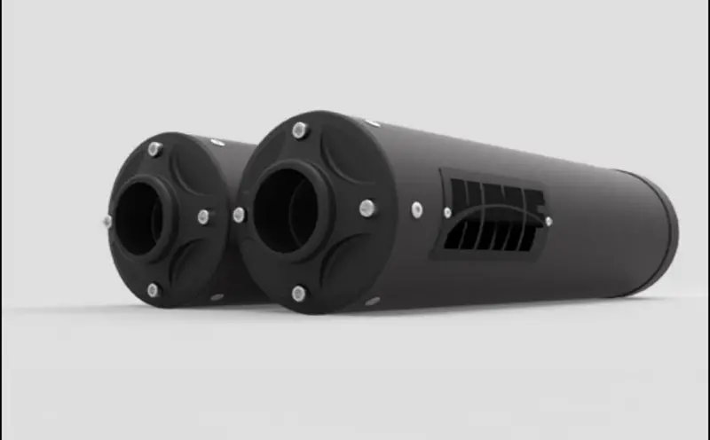 Hmf '08-'13 Kawasaki Teryx Titan-Qs Slip-On Exhaust Systems 2