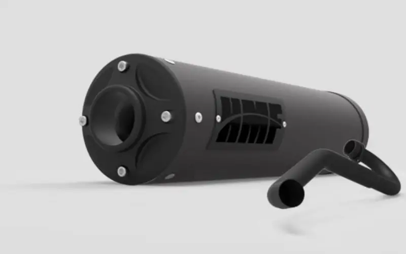 Hmf '08-'13 Kawasaki Teryx Titan-Xl Full Exhaust Systems - Blackout 2
