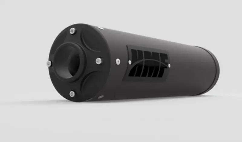 Hmf '08-'13 Kawasaki Teryx Titan-Xl Slip On Exhaust Systems - Blackout 2