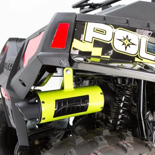Hmf '10-'21 Polaris Rzr 170 Performance Full Exhaust System - Blackout 2