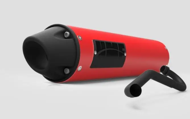 Hmf '10-'21 Polaris Rzr 170 Performance Full Exhaust System - Blackout 3