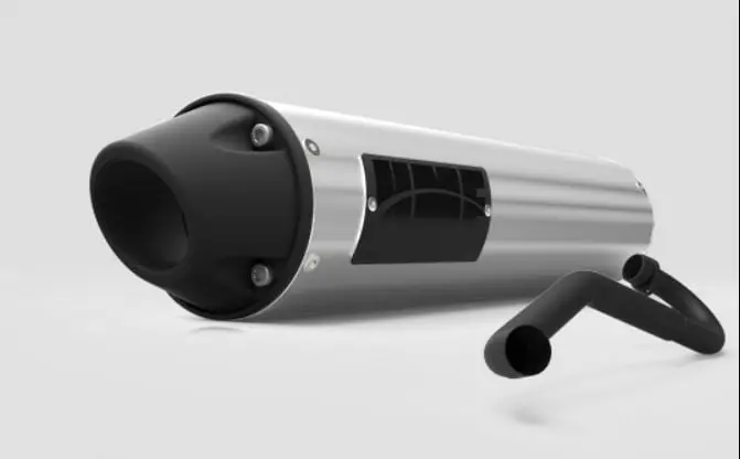 Hmf '10-'21 Polaris Rzr 170 Performance Full Exhaust System - Blackout 5