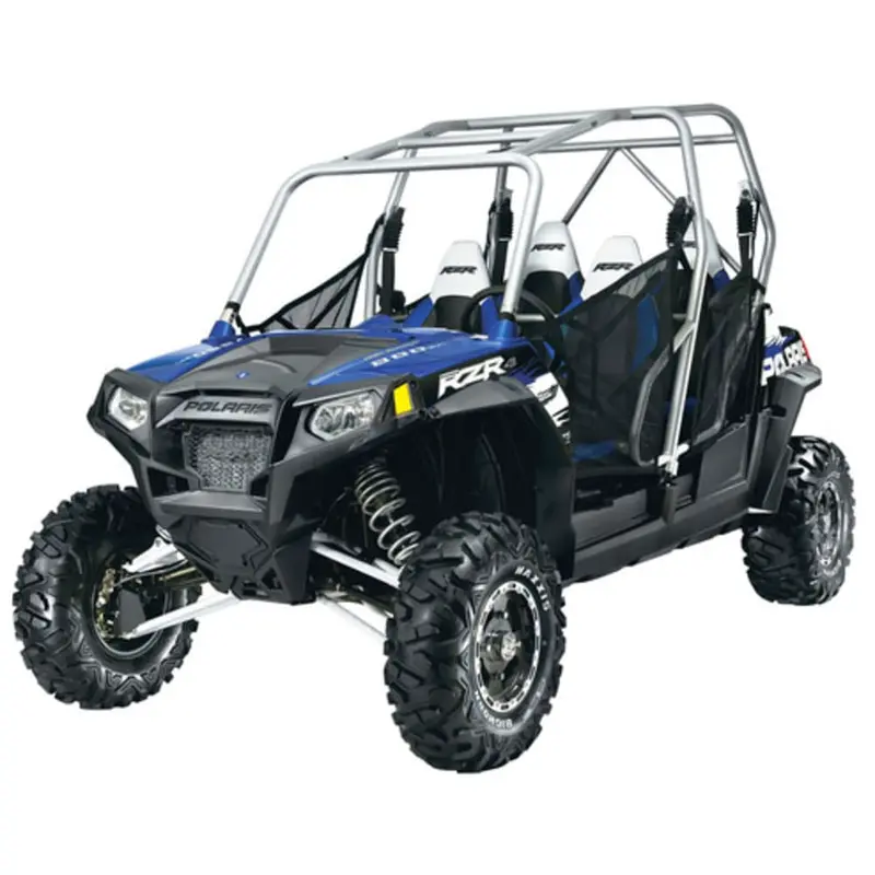 Hmf '10 Polaris Rzr 800 4 Titan-Qs Full Exhaust Systems - Blackout 1