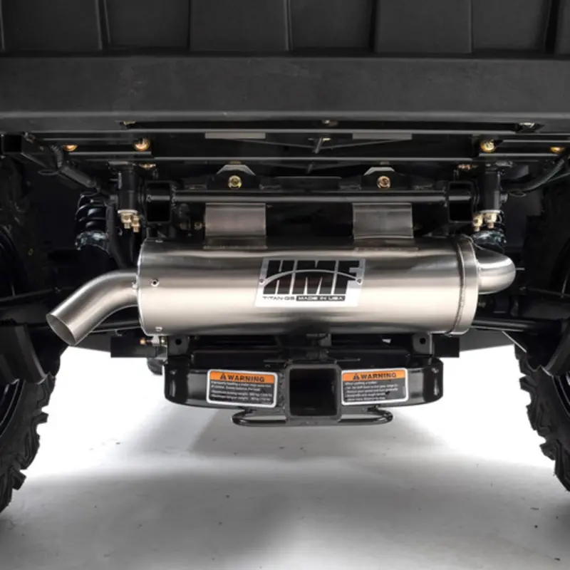 Hmf '11-'13 Can-Am Commander 1000 Titan-Xl Slip-On Exhaust Systems - Blackout 1