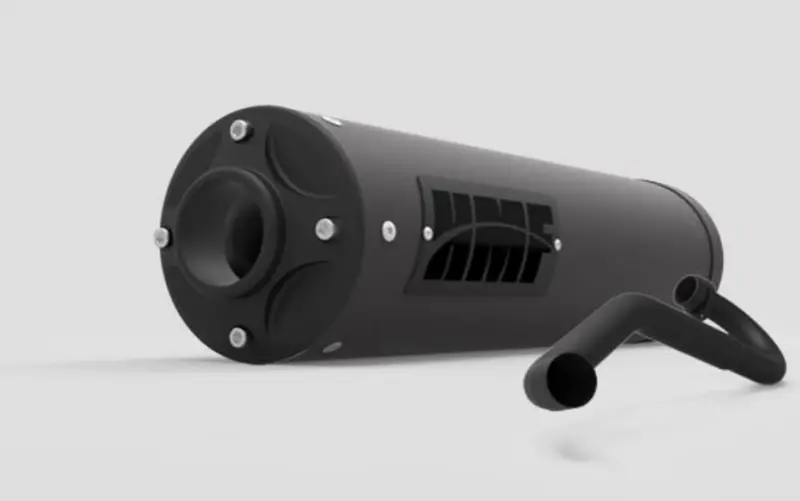 Hmf '11-'14 Polaris Rzr 800 Titan-Xl Full Exhaust Systems - Blackout 2