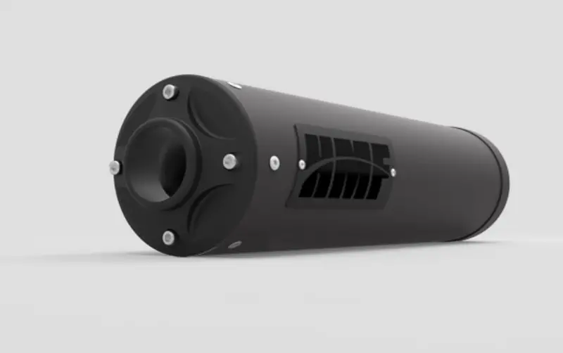 Hmf '12-'22 Kawasaki Teryx Titan Slip On Exhaust Systems - Blackout 2