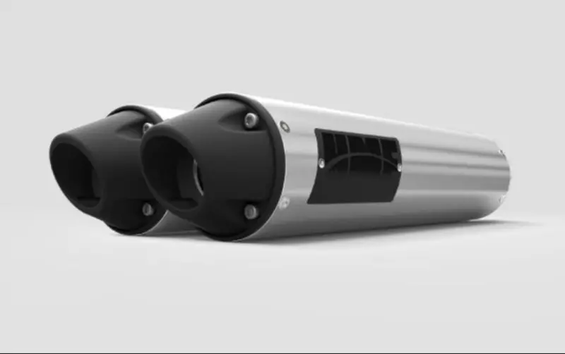 Hmf '13-'18 Can-Am Maverick Performance Dual Slip-On Exhaust Systems - Blackout 1