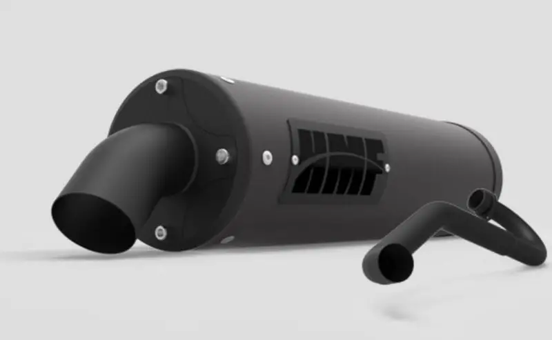 Hmf '13-'22 Polaris Rzr 570 Titan-Xl Full Exhaust Systems - Blackout 2