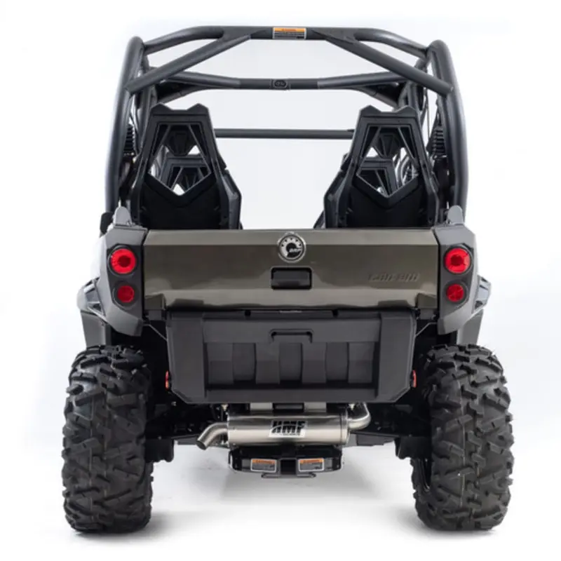 Hmf '14-'20 Can-Am Commander 1000 Titan-Xl Slip-On Exhaust Systems - Blackout 1