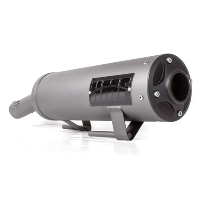 Hmf '14-'21 Honda Pioneer 700 Titan Qs Slip-On Exhaust Systems - Blackout 1
