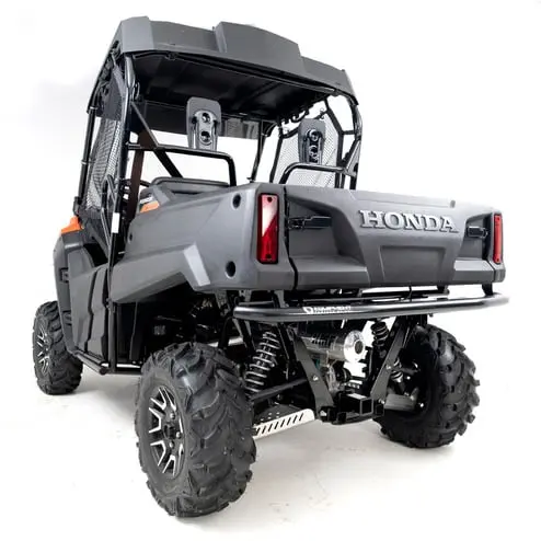Hmf '14-'21 Honda Pioneer 700 Titan-Xl Slip-On Exhaust Systems - Blackout 1