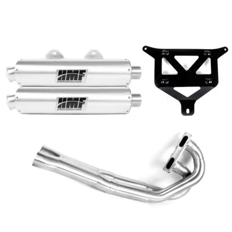 Hmf '14 Polaris Rzr Xp 1000 Titan-Qs Dual Full Exhaust Systems 1