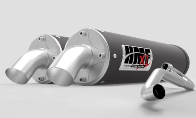 Hmf '14 Polaris Rzr Xp 1000 Titan-Xl Dual Full Exhaust Systems 2