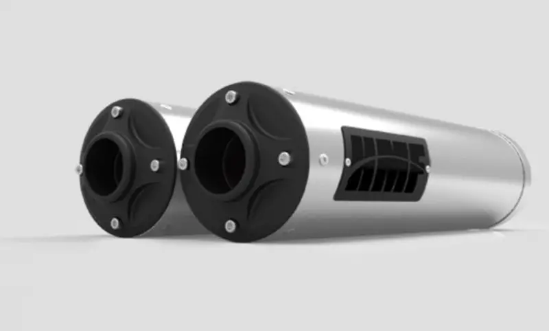 Hmf '15-'17 Can-Am Maverick Titan-Xl Slip-On Exhaust Systems - Blackout 1