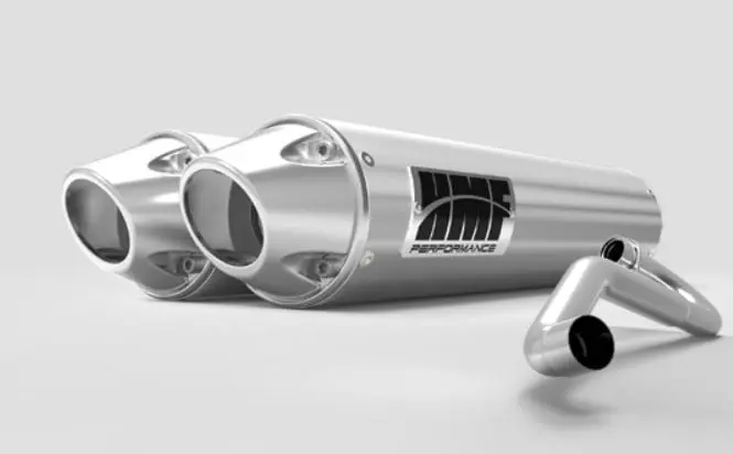 Hmf '15-'17 Polaris Rzr 4 900 Performance Dual Full Exhaust System 11