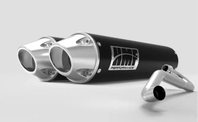 Hmf '15-'17 Polaris Rzr 4 900 Performance Dual Full Exhaust System 13