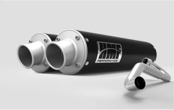 Hmf '15-'17 Polaris Rzr 4 900 Performance Dual Full Exhaust System 5