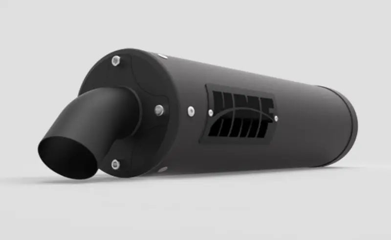 Hmf '15-'20 Polaris Rzr 900 Titan-Qs Slip On Exhaust Systems - Blackout 2