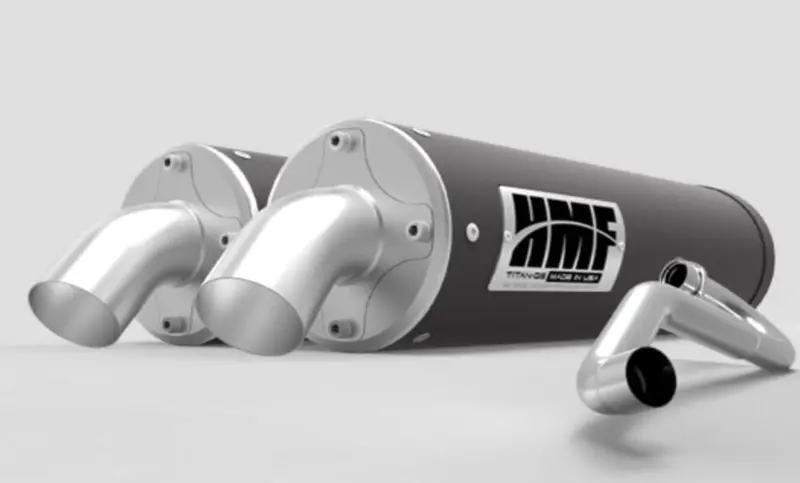 Hmf '15-'20 Polaris Rzr S 1000 Titan-Qs Dual Full Exhaust Systems 2