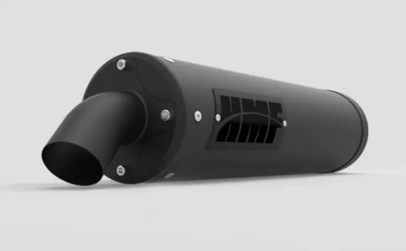 Hmf '15-'23 Polaris Rzr Xp 1000 Titan-Xl Slip On Exhaust Systems - Blackout 2