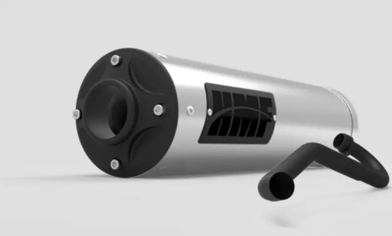 Hmf '16-'18 Yamaha Wolverine Titan-Qs Full Exhaust Systems - Blackout 1