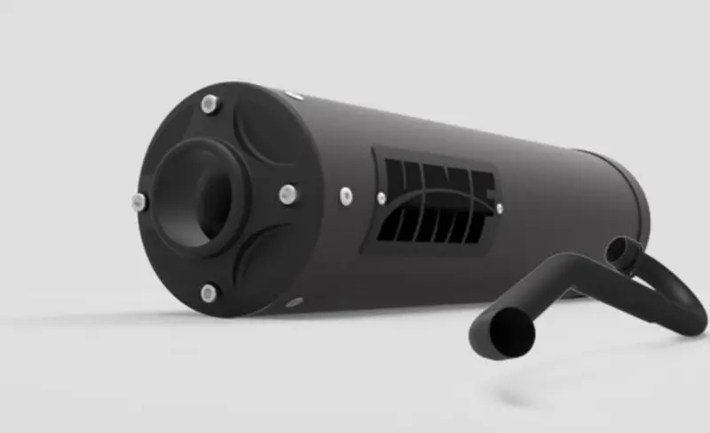 Hmf '16-'18 Yamaha Wolverine Titan-Qs Full Exhaust Systems - Blackout 2